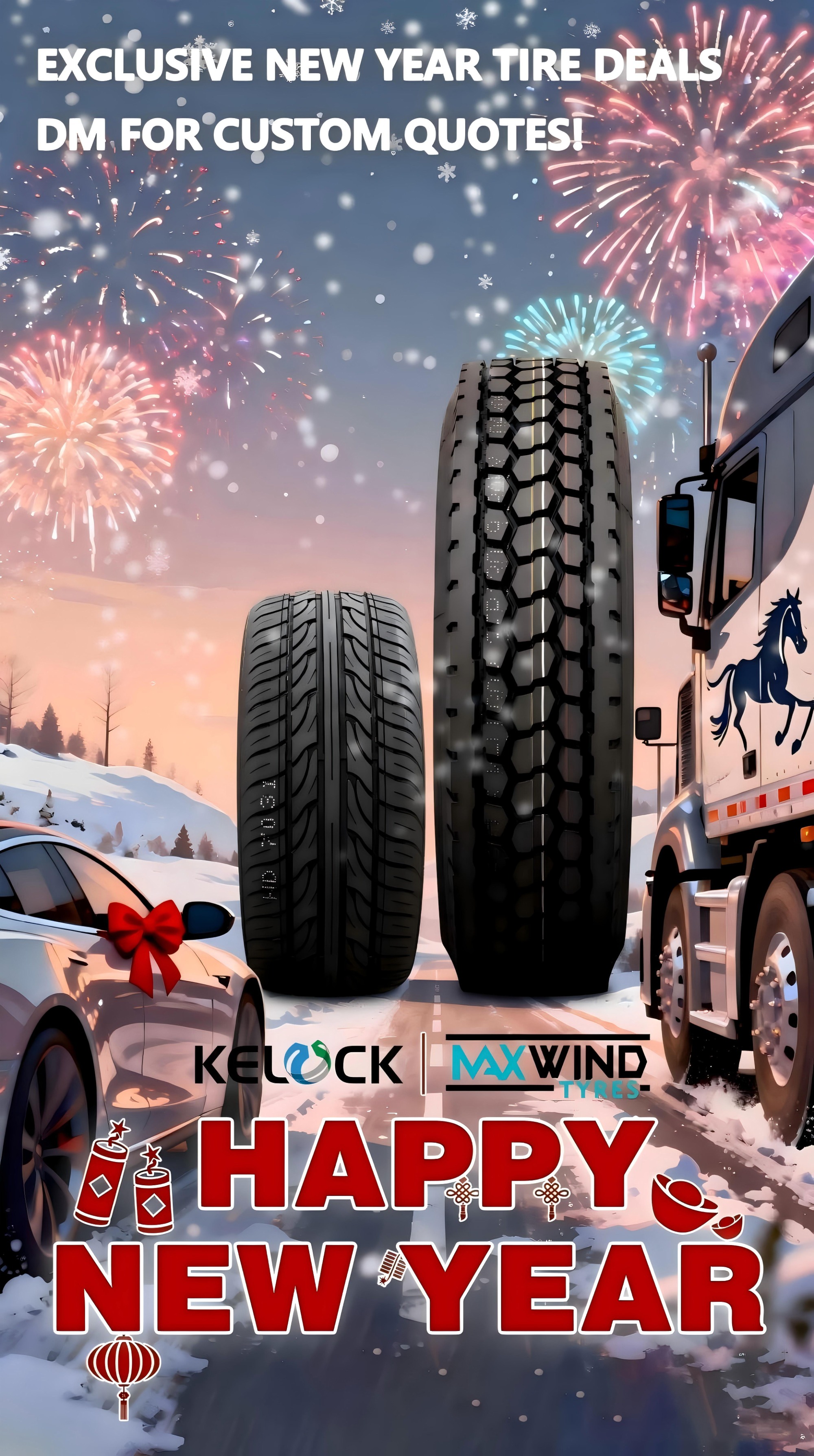 Season’s Greetings from QINGDAO KELUCK TYRE CO., LTD.